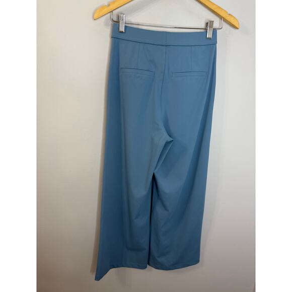 Halara Flex DayStretch High Waisted Pocket Work Flare Pants Light Azure XSP New - Picture 4 of 11